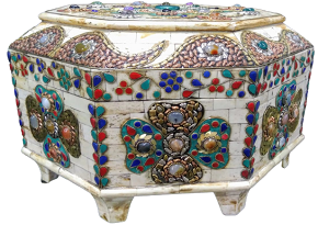 Antique Jewellery Box- AZ014